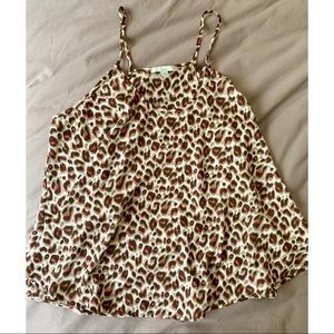 Soprano Cheetah Swing Blouse